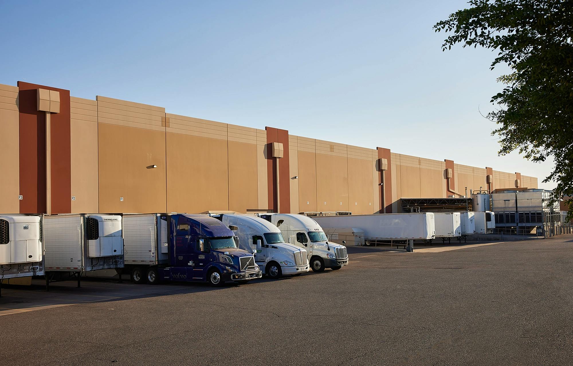 View of cold storage facility in Phoenix, AZ