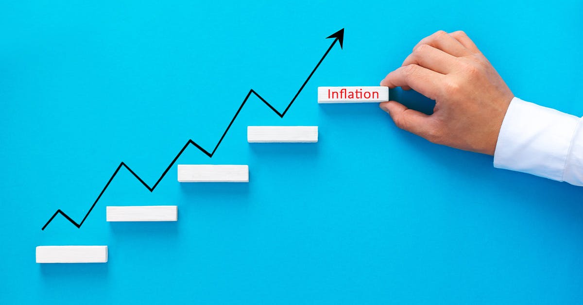 Inflation concept illustration